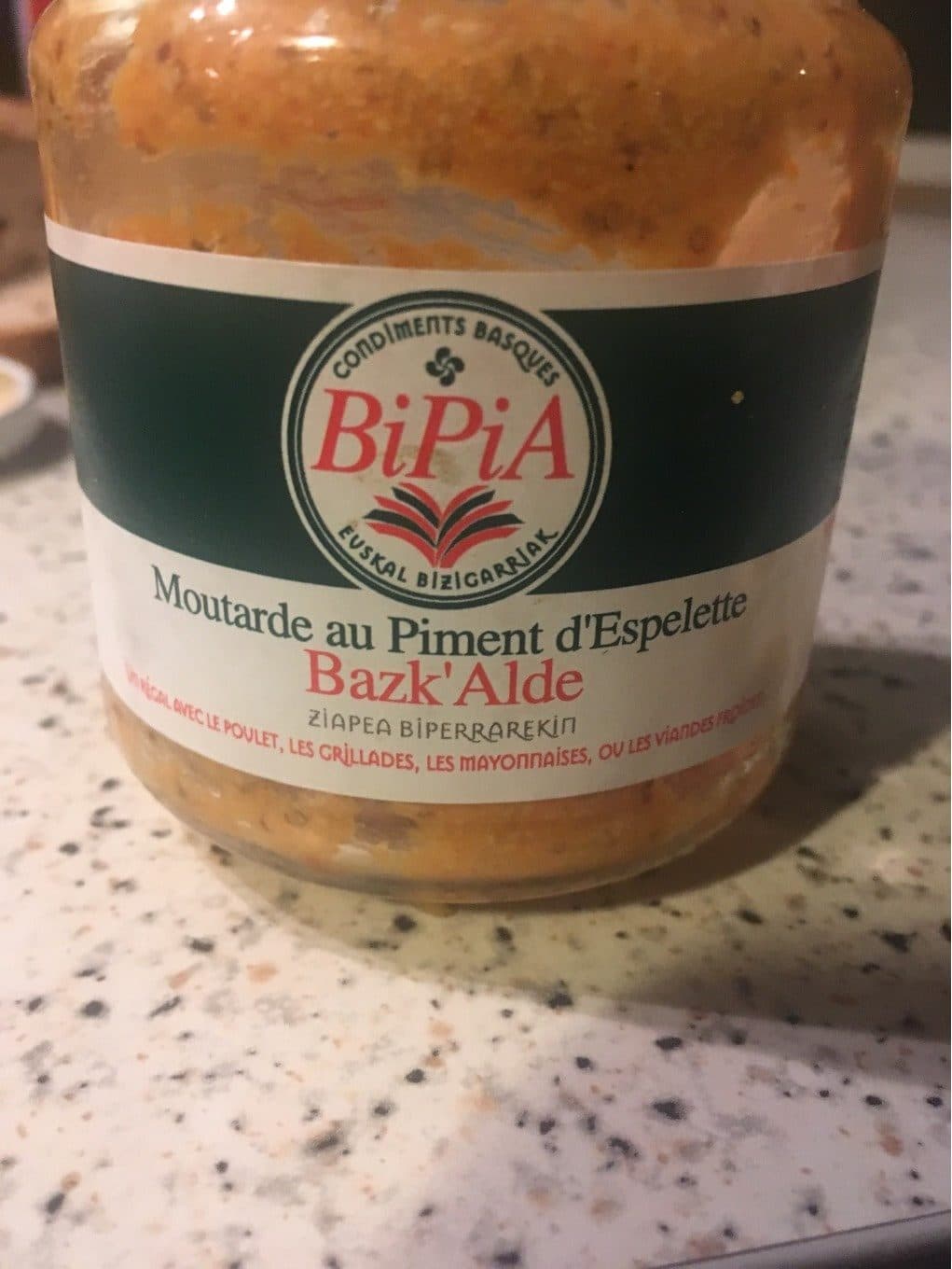 Bipia Moutarde au piment d espelette packshot