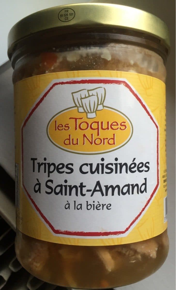 les Toques du Nord Tripes cuisinees a St Amand packshot