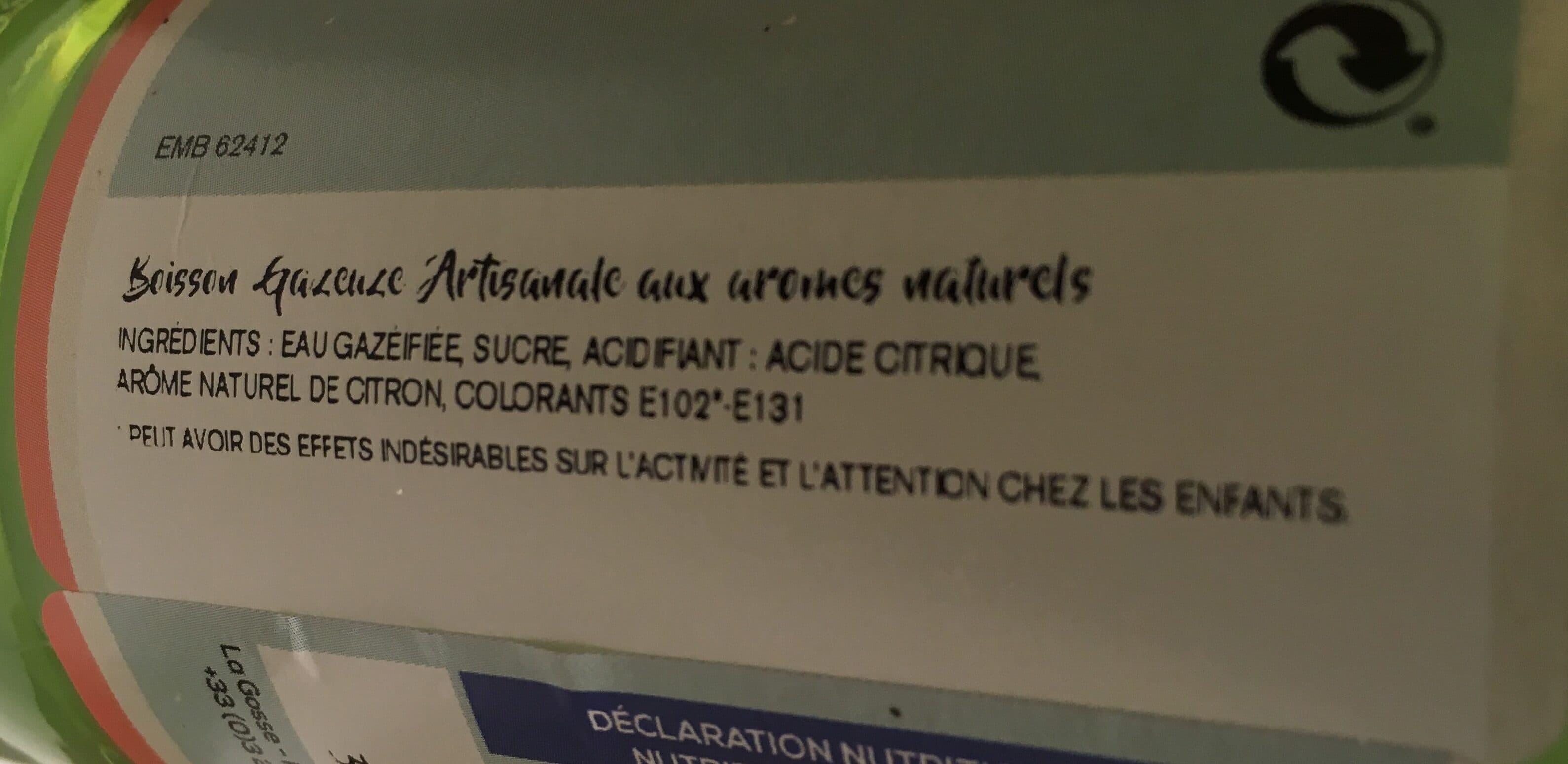 La Gosse Limonade citron vert packshot