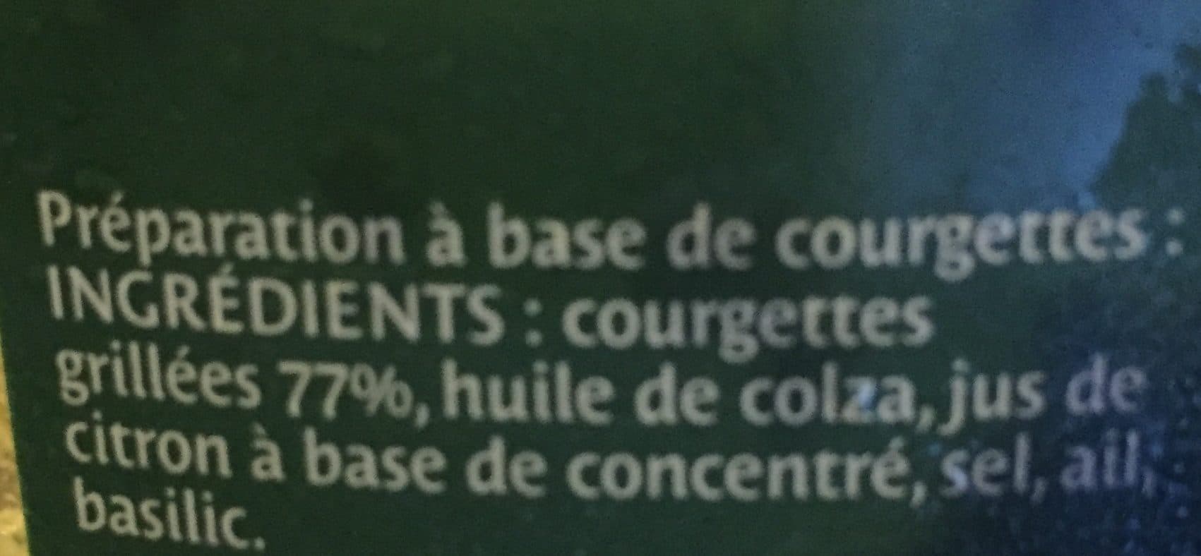 Sud'n'sol Tapena courgettes grillees packshot