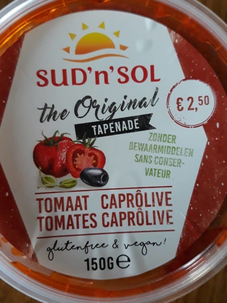 Sud'n'sol Tapenade tomate caprolive packshot