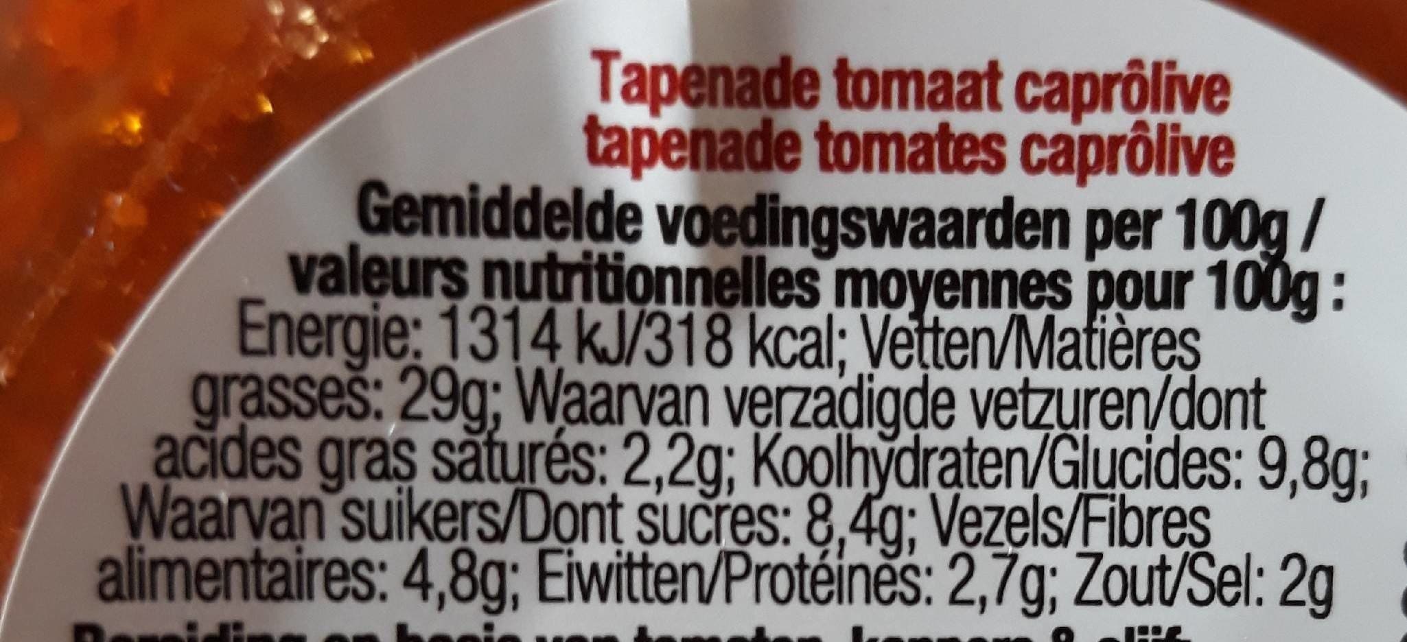 Sud'n'sol Tapenade tomate caprolive packshot
