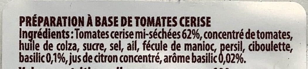 Sud&Sol Tomates cerise confites au basilic packshot