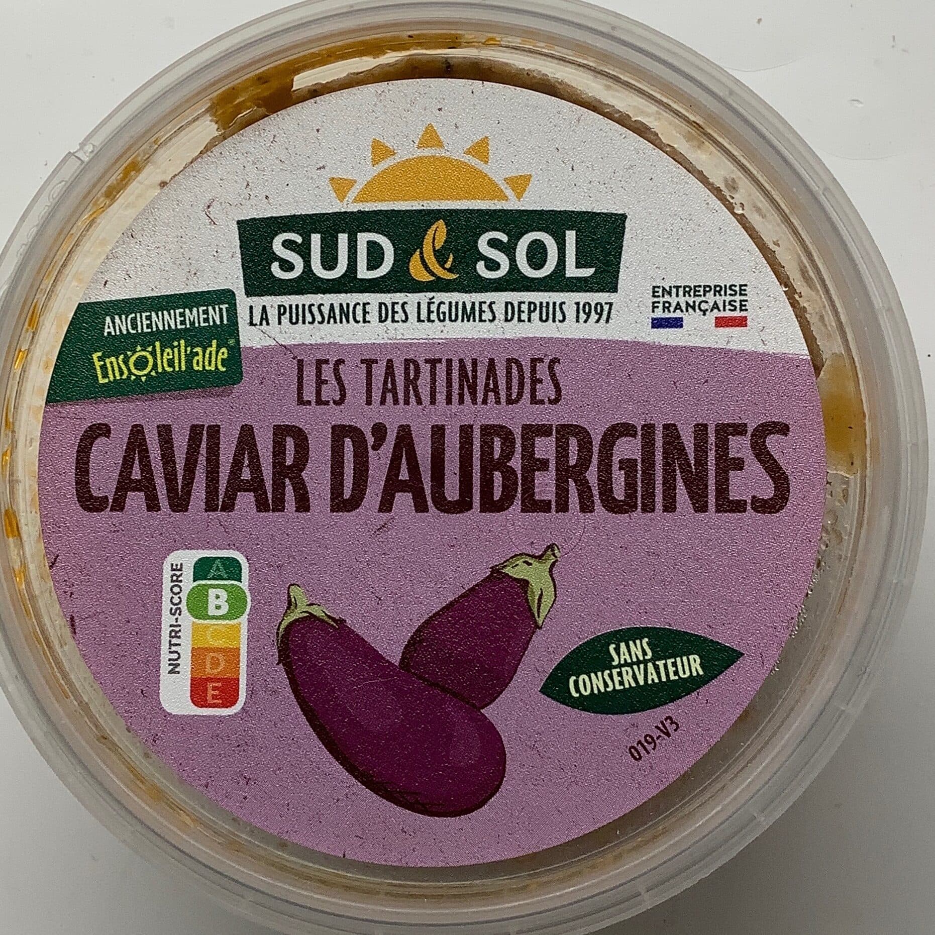 Sud & Sol Caviar d’aubergines packshot