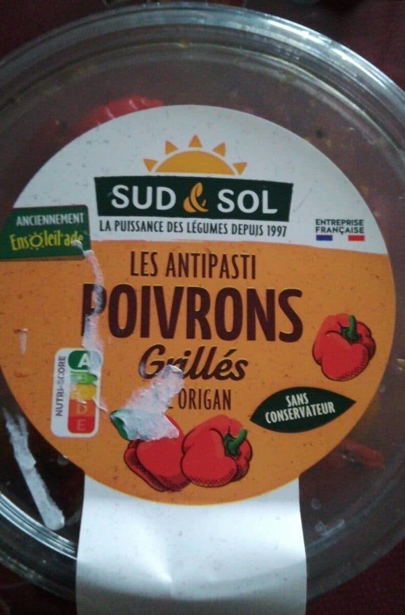 Ensoleil'ade Antipasti poivrons grillés packshot