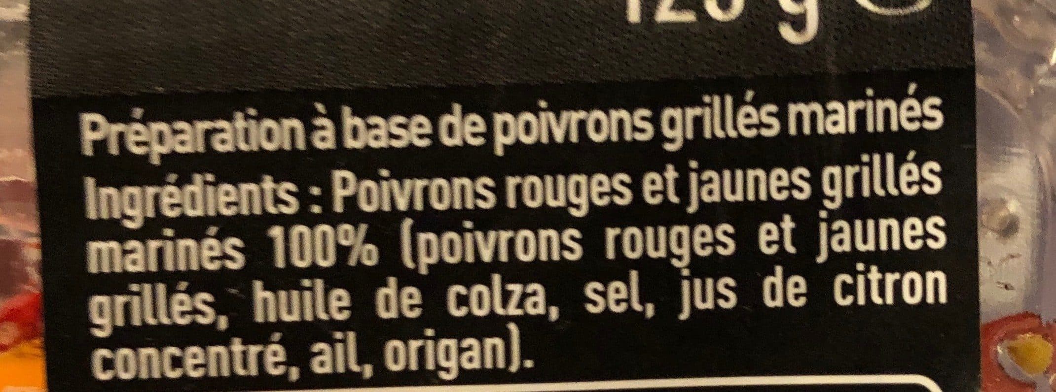 Ensoleil'ade Antipasti poivrons grillés packshot
