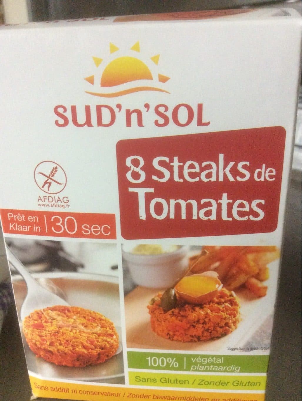 Sud’n’sol Steaks de tomates packshot