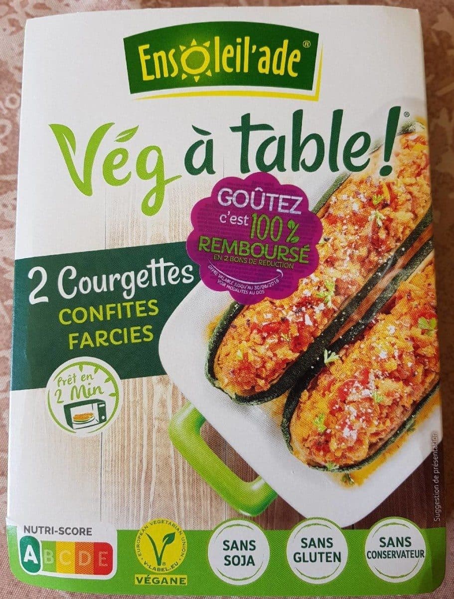 ensoleil'ade 2 courgettes confites farcies packshot