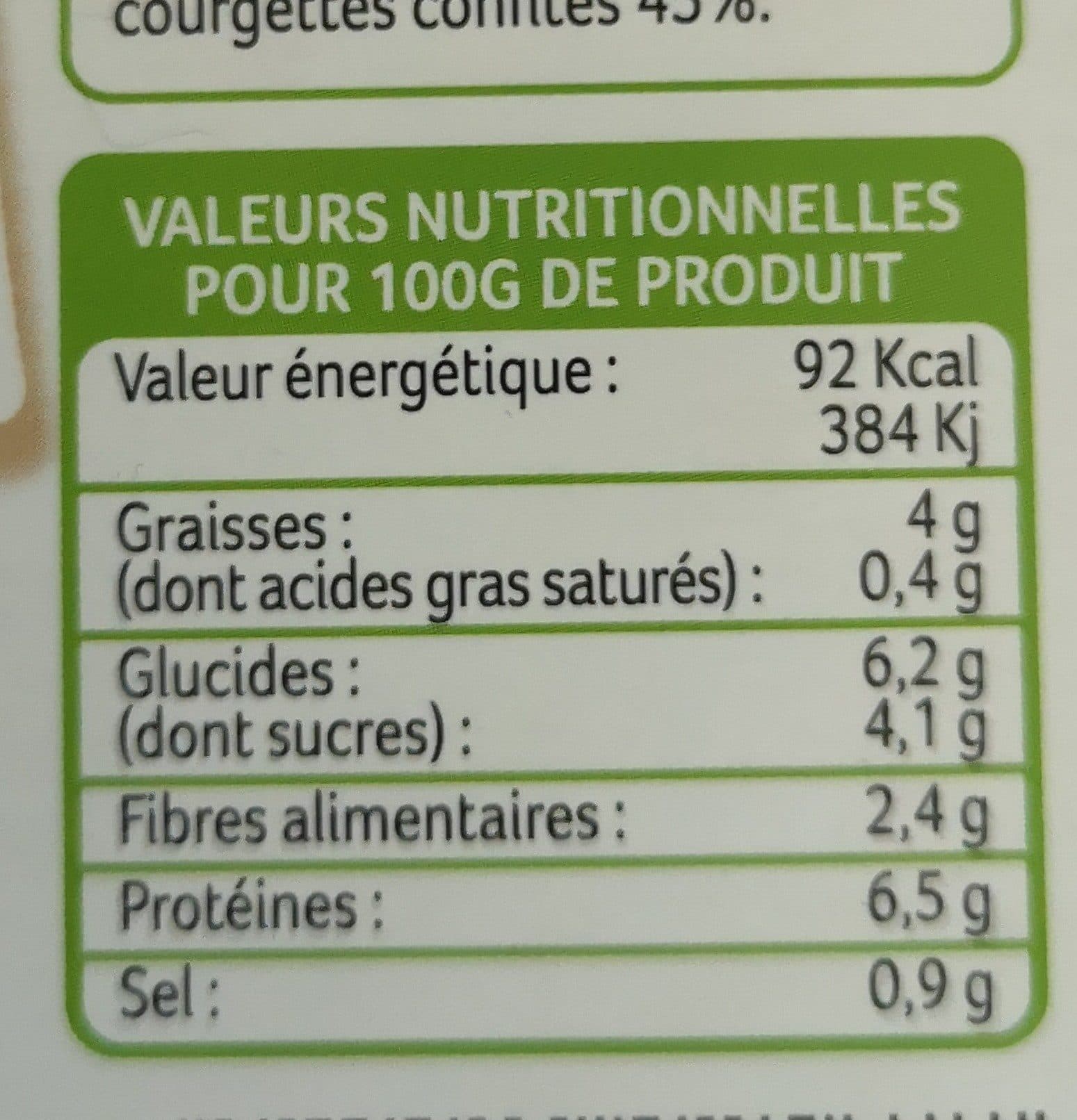 ensoleil'ade 2 courgettes confites farcies packshot