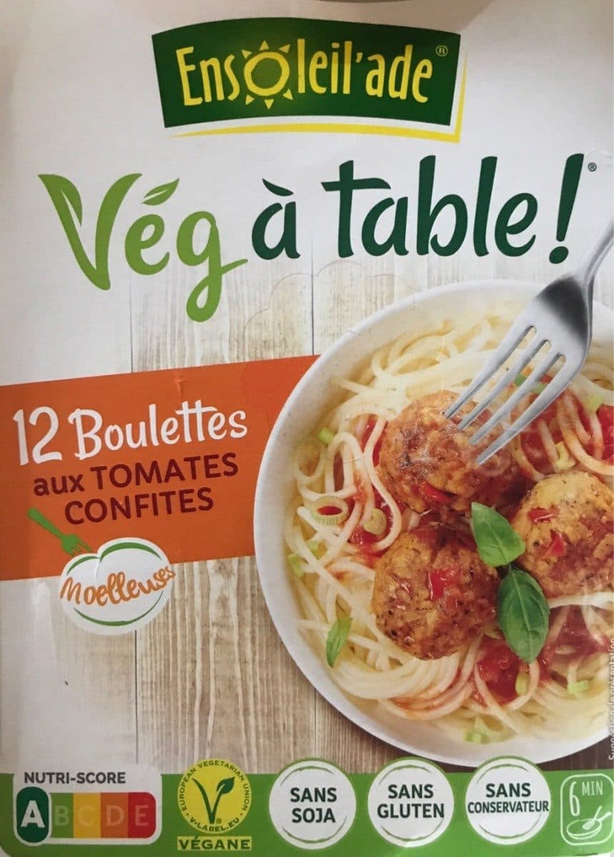 Ensoleil'ade Veg à table ! packshot