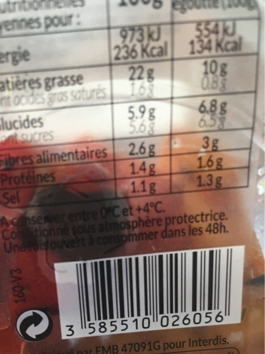 Open Food Facts Poivrons marinés packshot