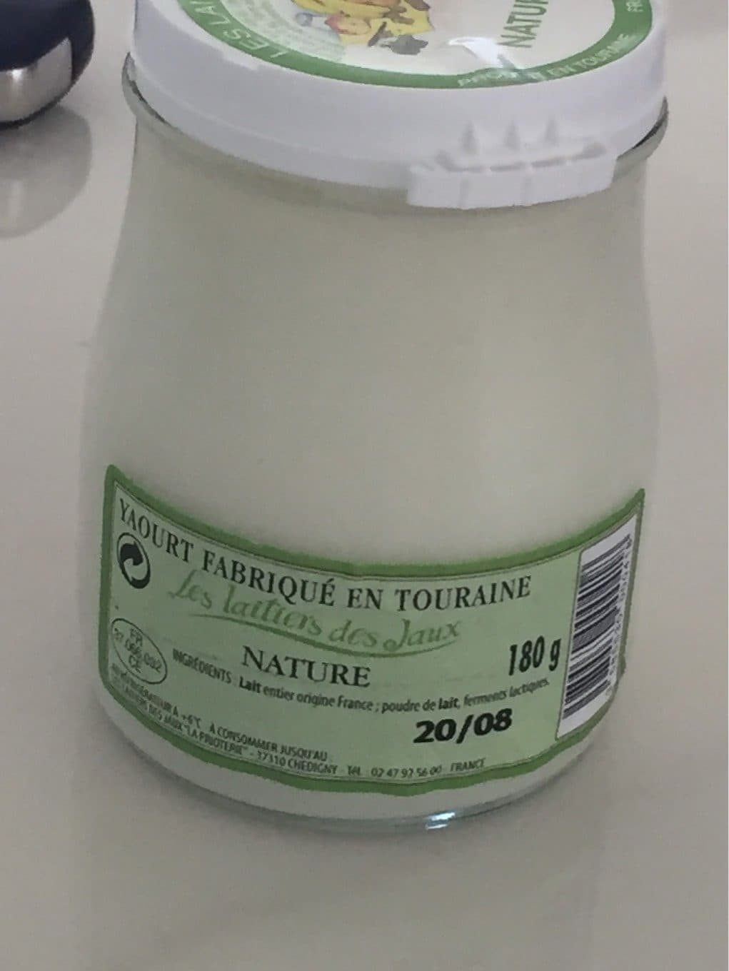 Les Laitiers Des Jaux Yaourt packshot