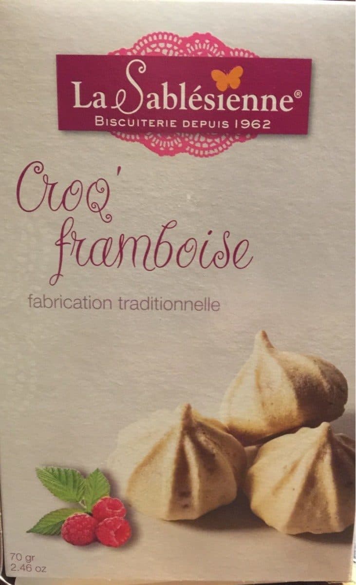 La Sablésienne Croq' Framboise packshot
