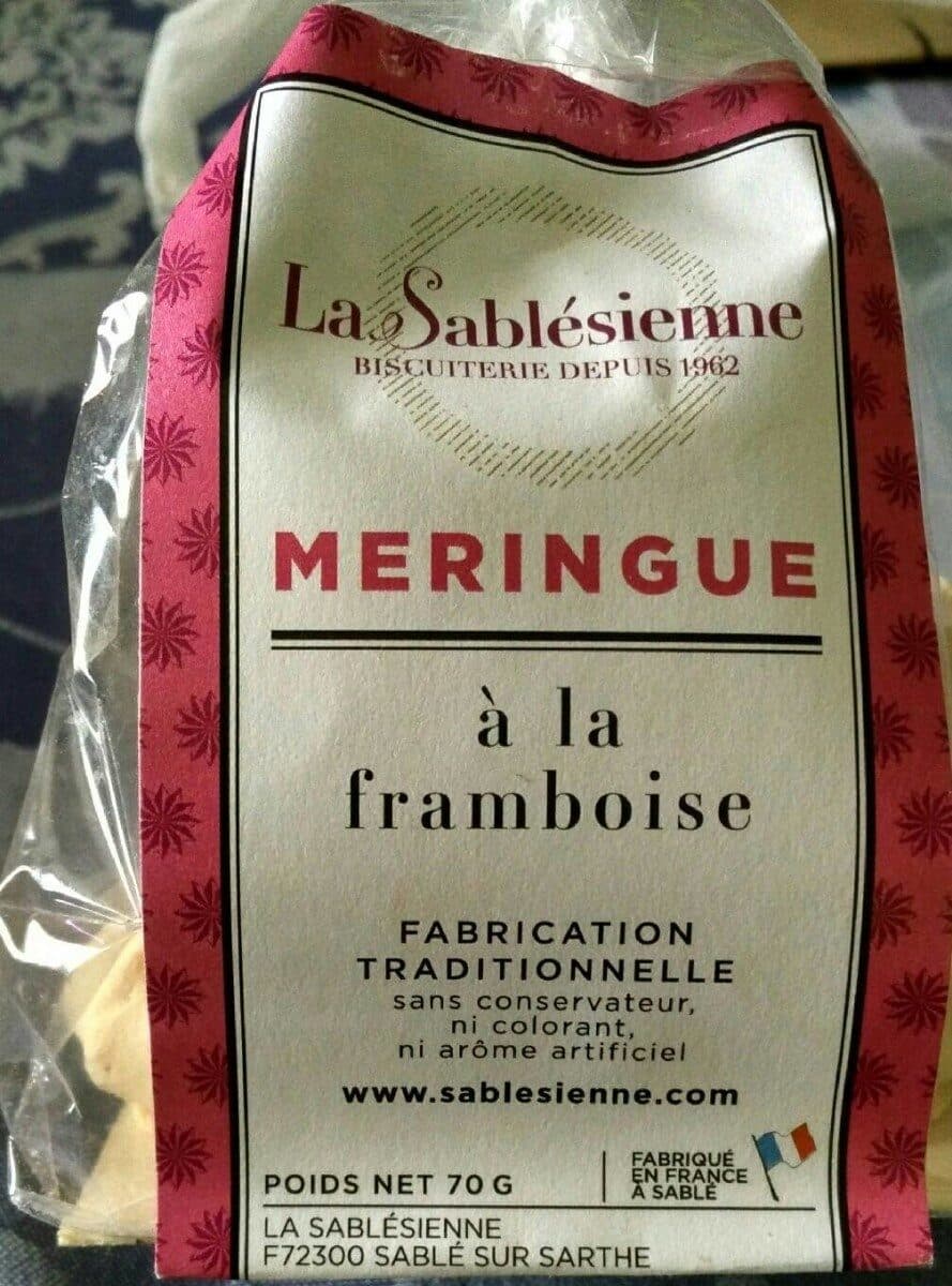 La Sablésienne Meringue a la framboise packshot
