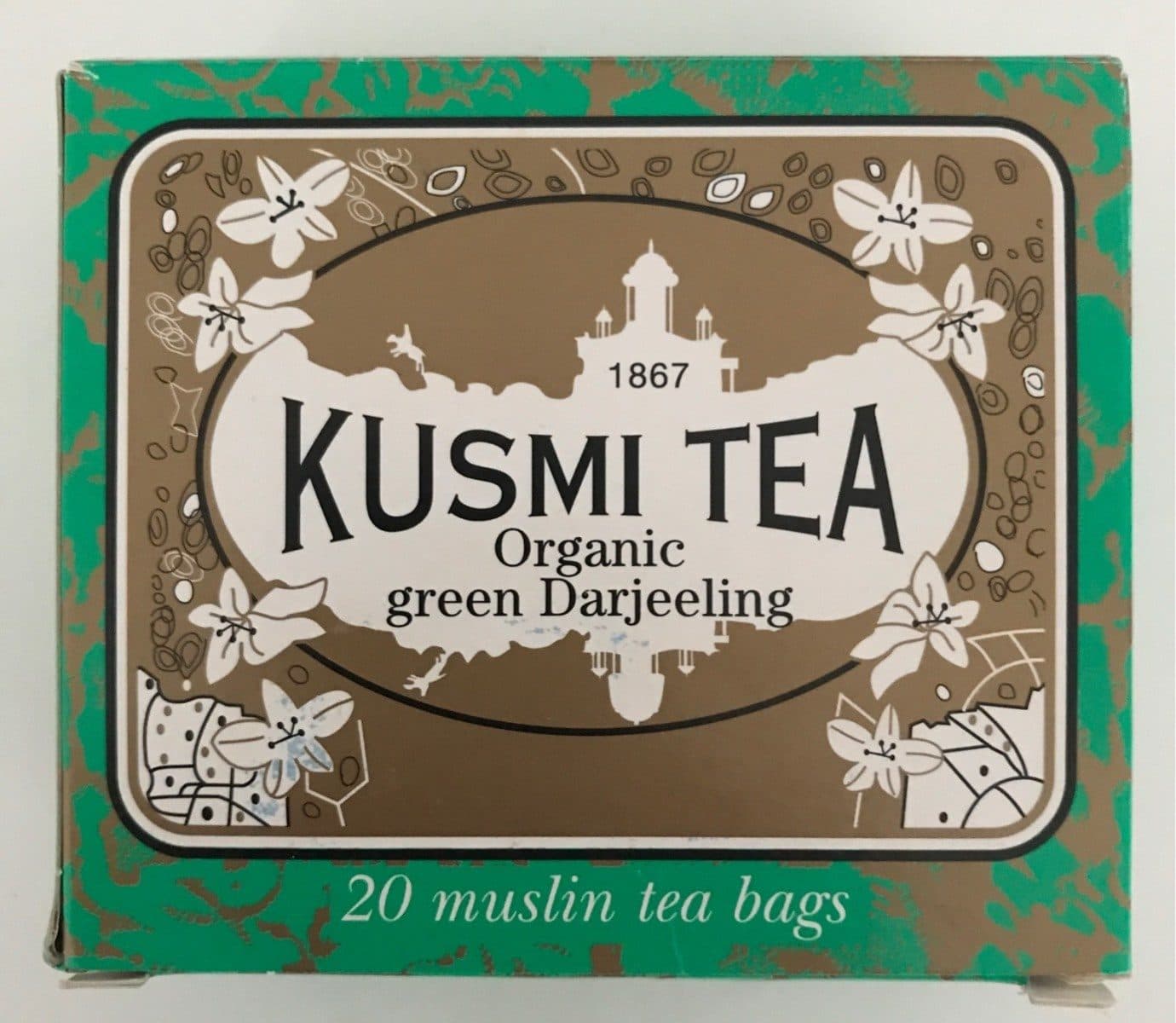 Kusmi Tea Green Darjeeling packshot