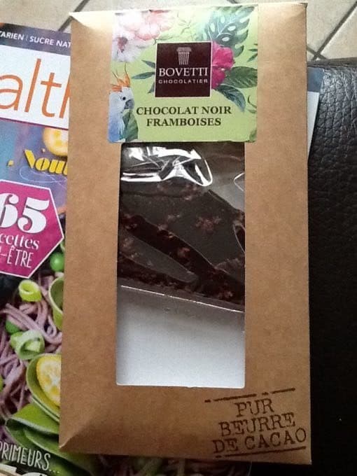 Bovetti Chcocolat noir framboise packshot