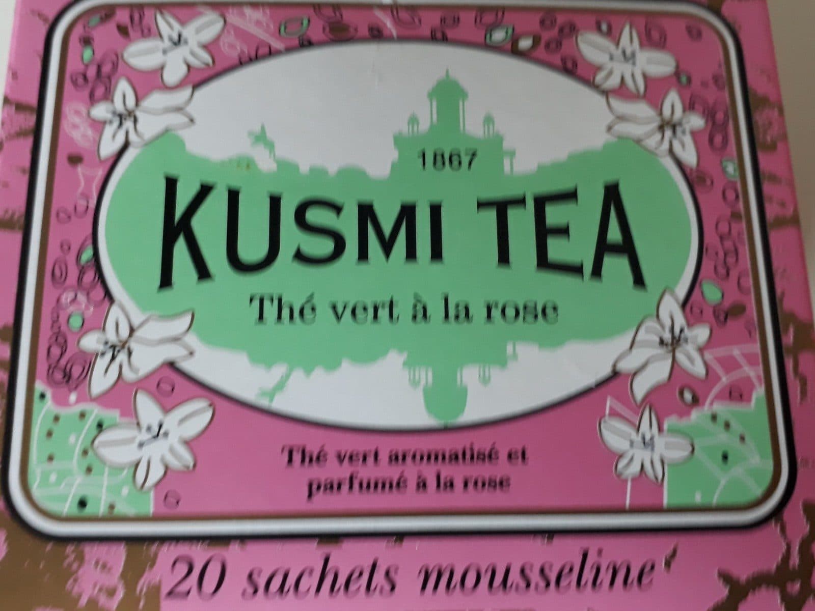 Kusmi Tea Kusmi Tea Rose Green Tea 20 Muslin Tea Bags 1.55 Oz Net WT packshot