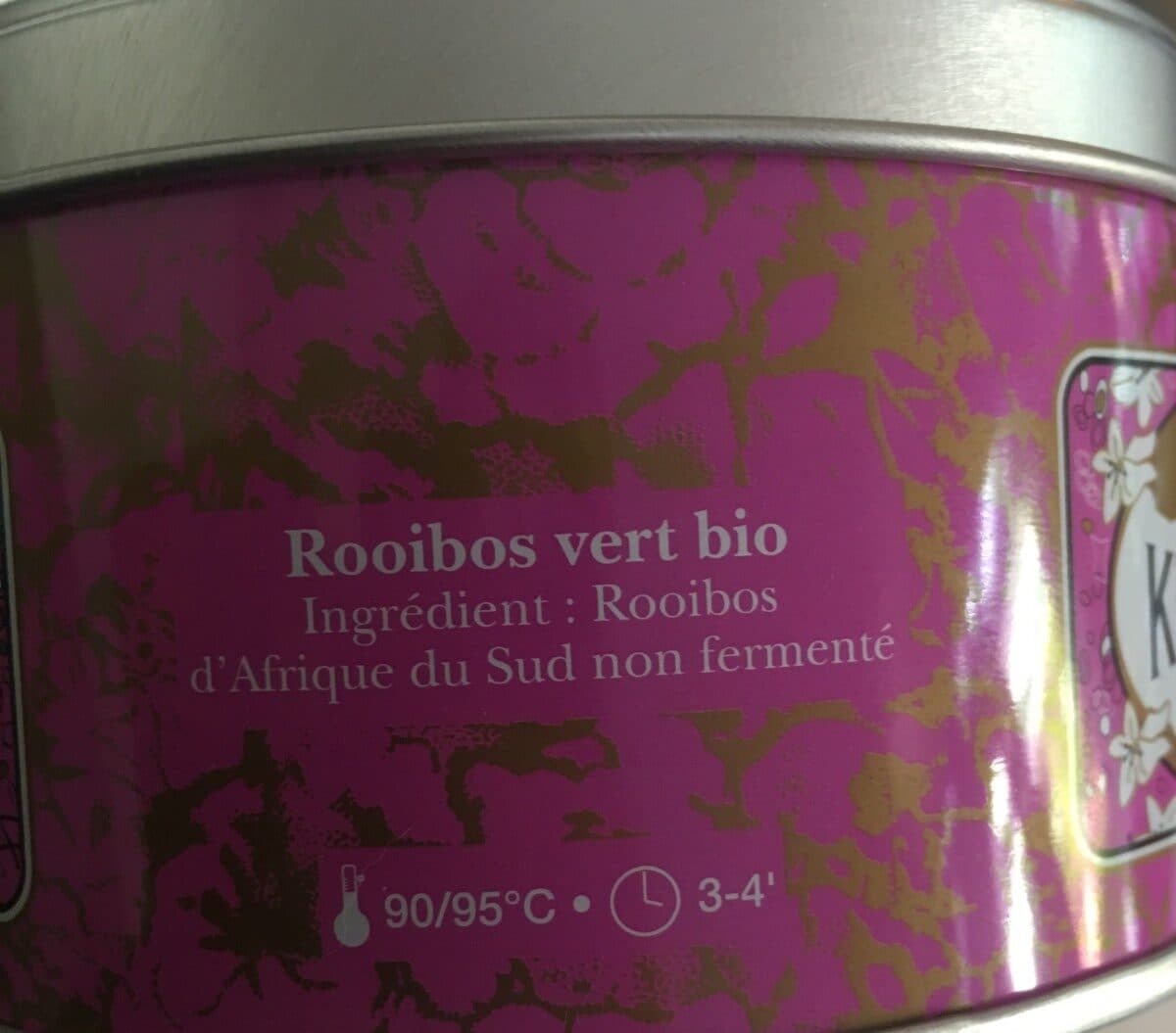 Kusmi Tea Kusmi Tea The Rooibos Vert Bio (125g Dose) packshot