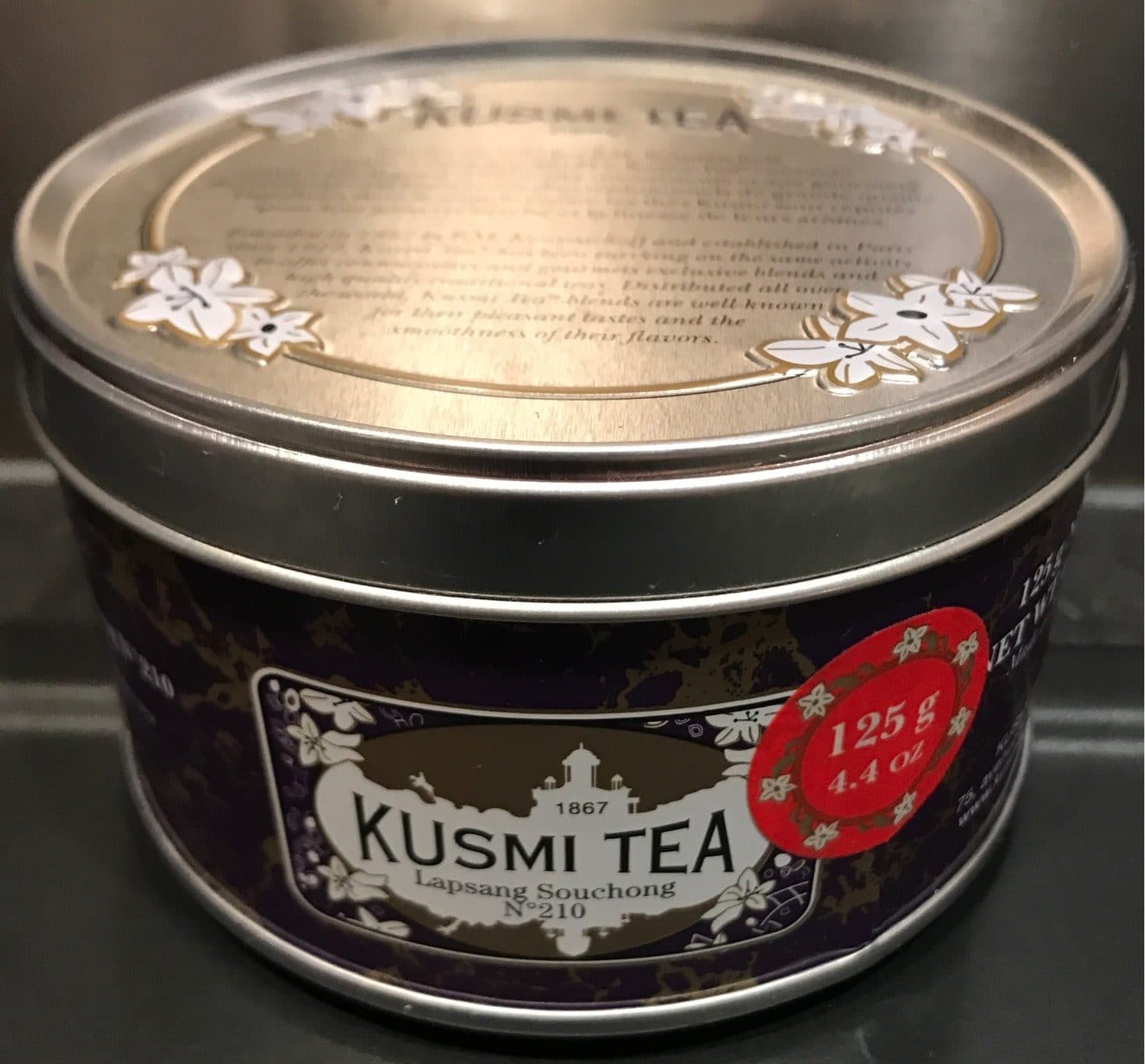 Kusmi tea Thé Lapsang Souchong Boîte Métal packshot