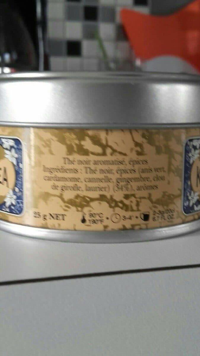 Kusmi Tea Kusmi Kashmir Tchai, 25 G packshot