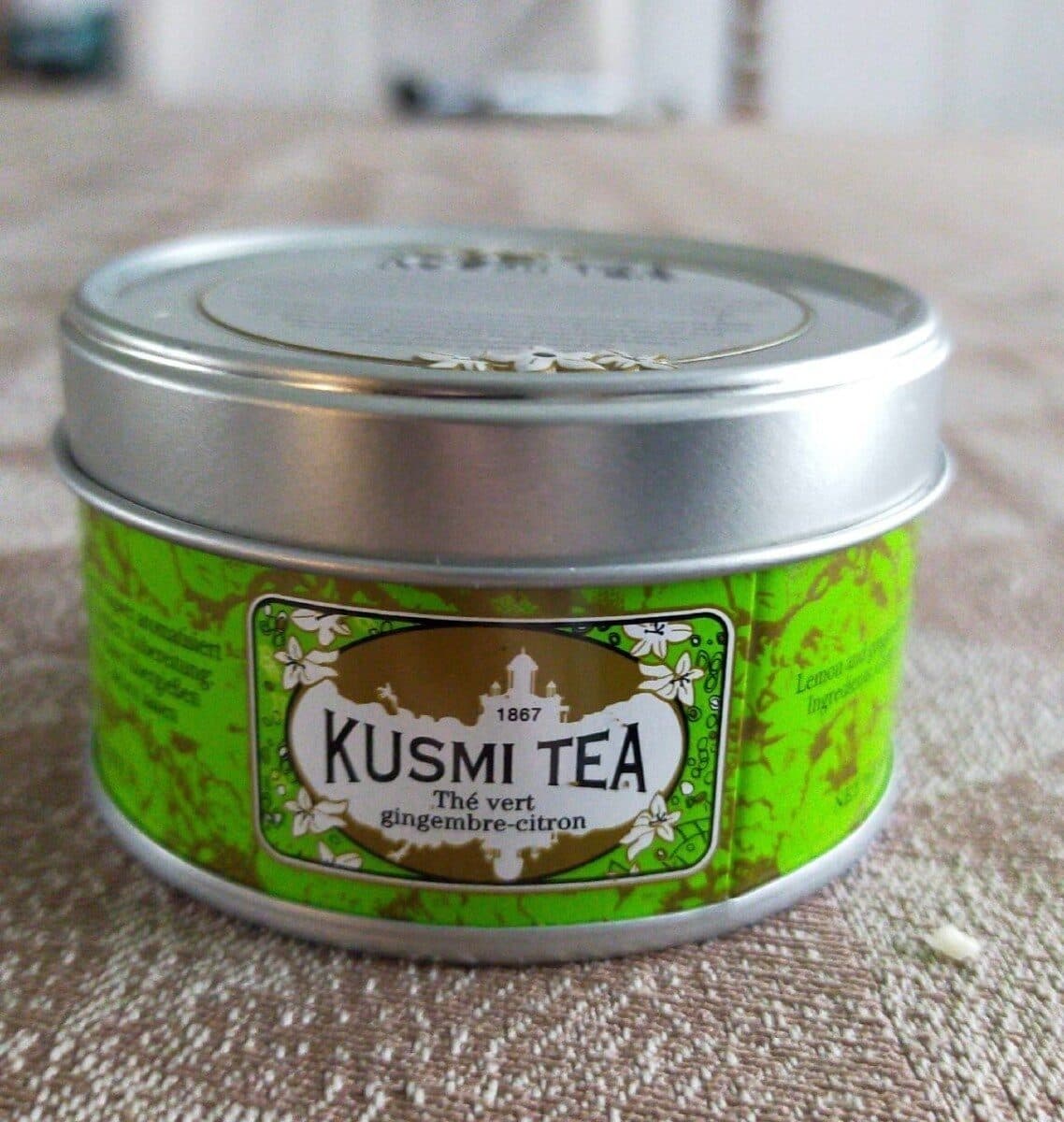Kusmi Tea Thé vert gingembre-citron packshot