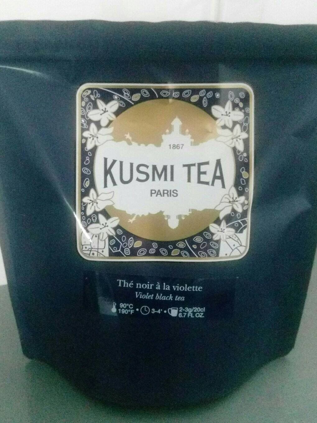 Kusmi Tea Thé noir a la violette packshot