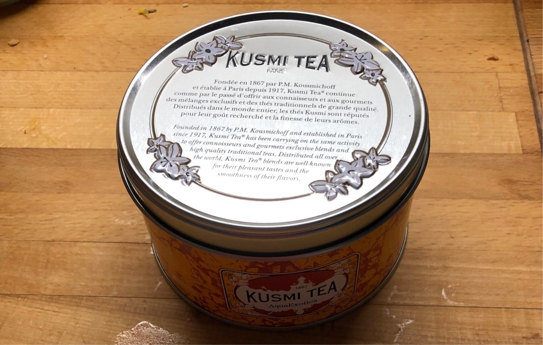 Kusmi Tea aquaexotica packshot