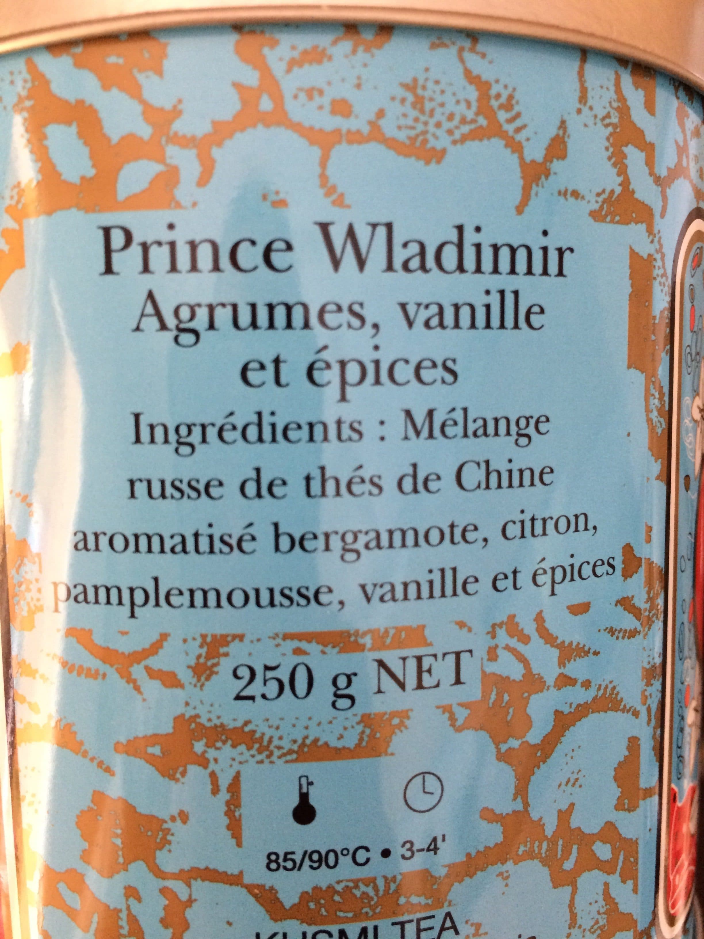Kusmi Tea Prince Wladimir packshot