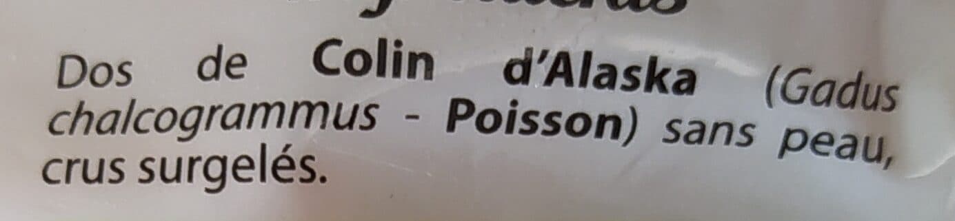 Gimbert Océan Dos de colin d'Alaska packshot
