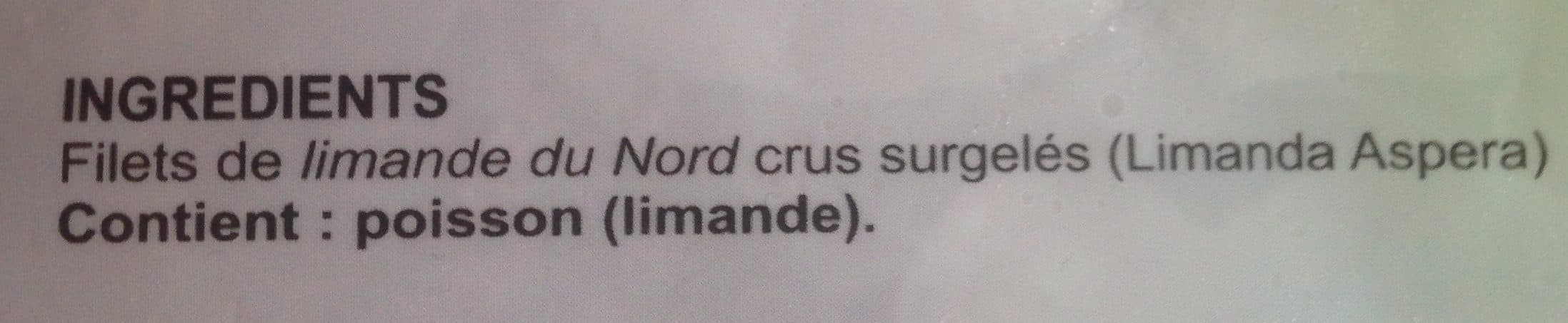 Grimbert Océan Filets de Limande du Nord crus surgelés packshot