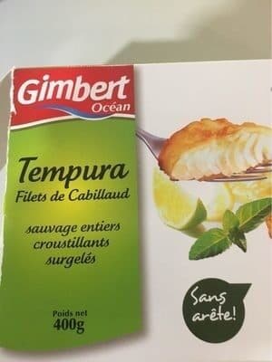 Gimbert Tempura Filets de Cabillaud packshot