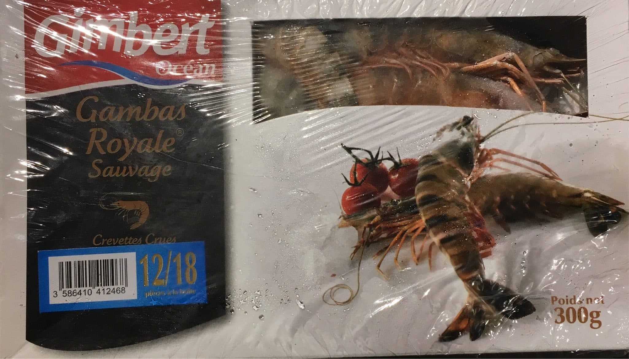 Gimbert Ocean Gambas royale sauvage packshot