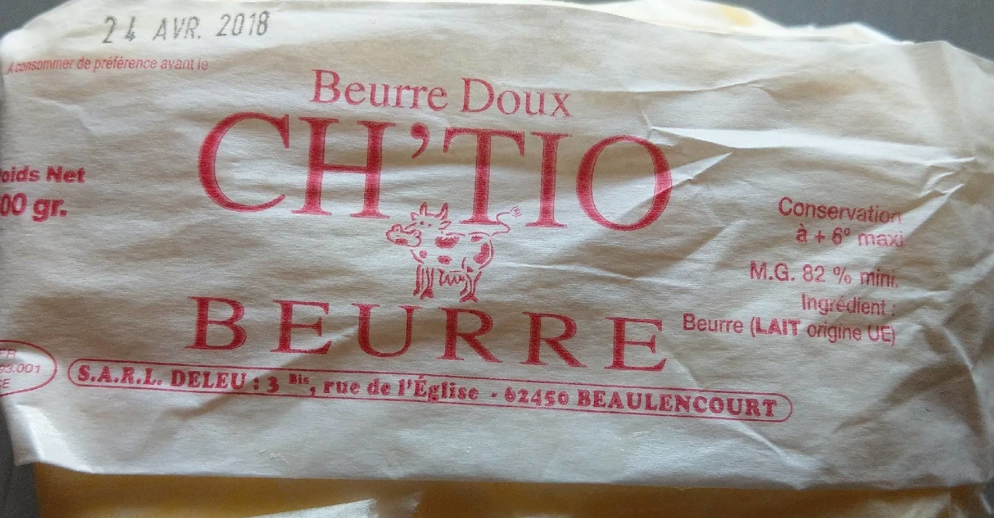Open Food Facts Beurre doux packshot