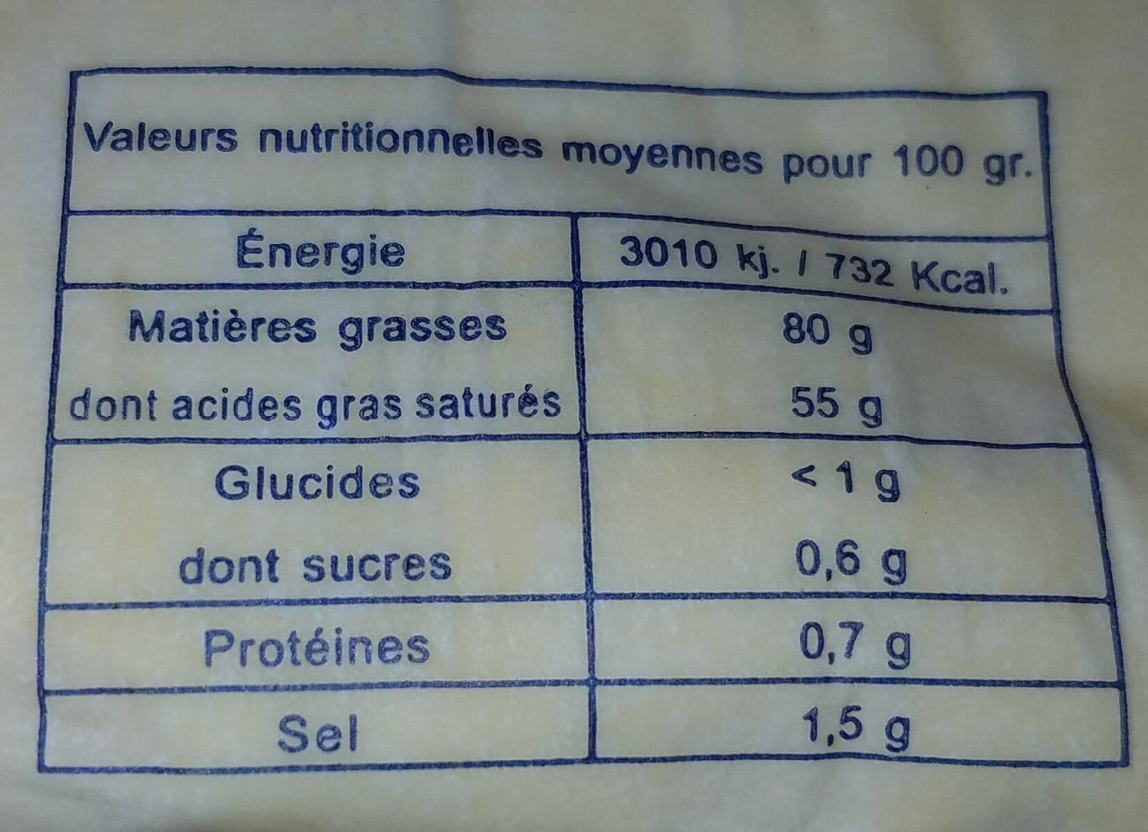 Au Bon Beurre Beurre Demi-sel packshot