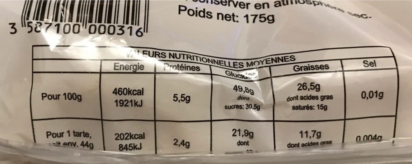 Bánh Tân Tân Tartelette à la noix de coco packshot