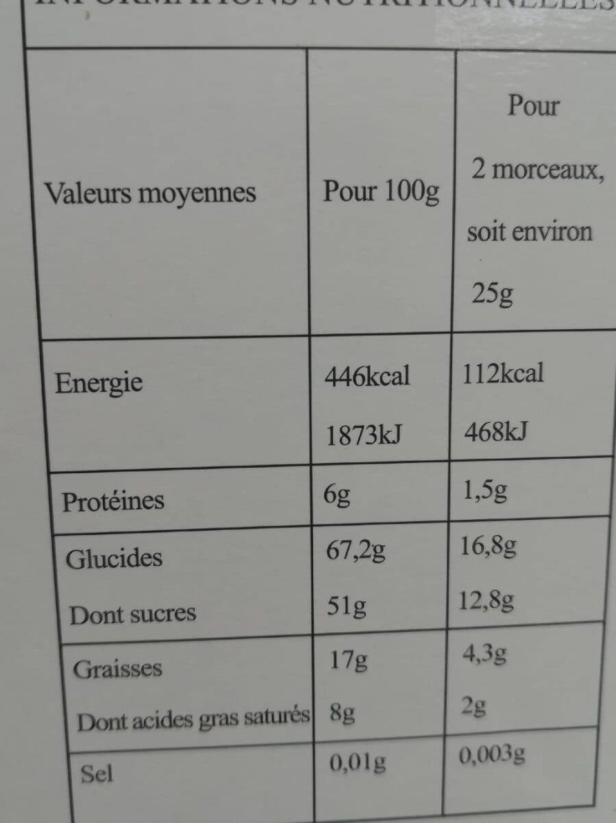 Saveur d autrefois Nougat Mou packshot