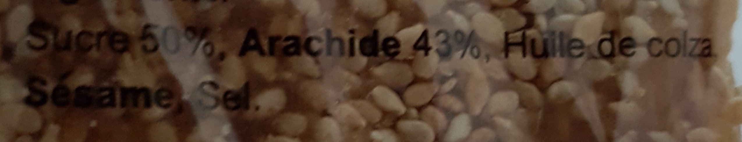 Patiserie de Choisy Arachide en tranche packshot