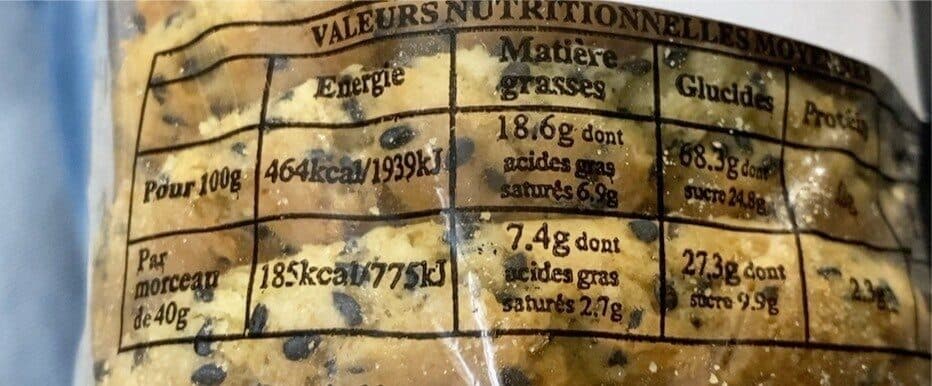Open Food Facts Mini sablé au sesame noir packshot