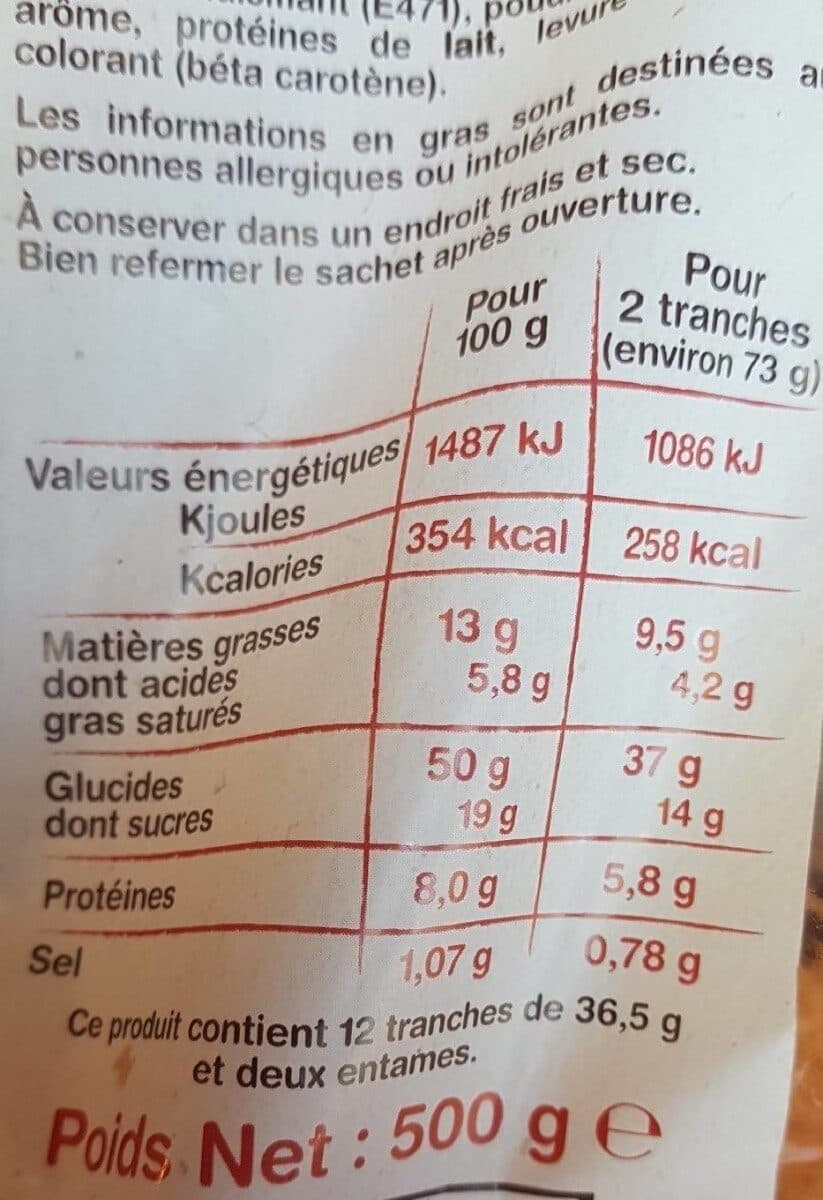 La Fournée Dorée GACHE TRANCHEE PEPITES PX CHOC packshot