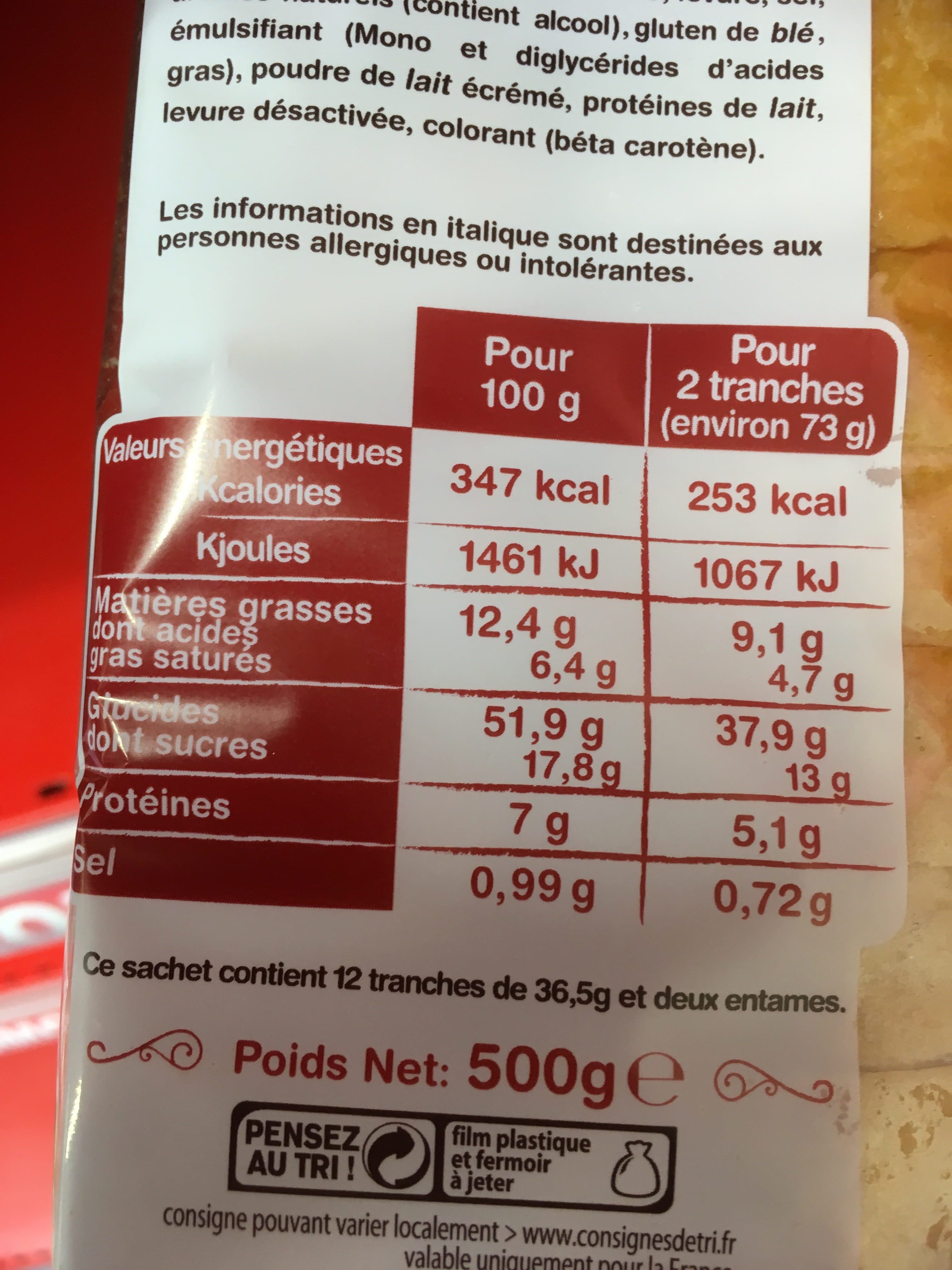 La Fournée Dorée La gâche tranchée packshot