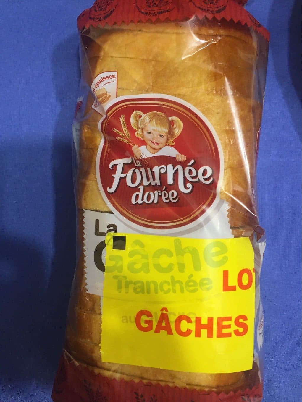 La Fournée Dorée La gâche tranchée packshot