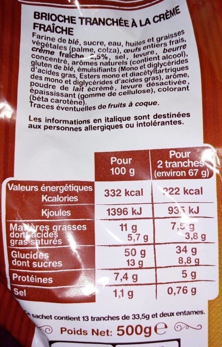 La Fournée Dorée La Brioche Tranchée packshot