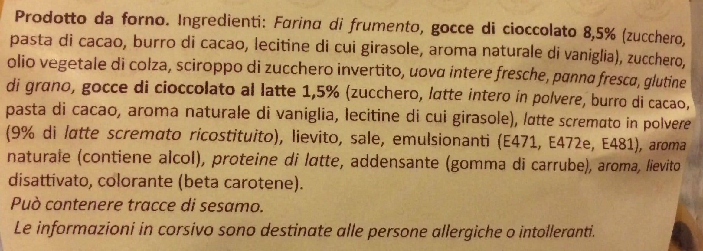 La Fournée Dorée Panini al latte con gocce di cioccolato packshot