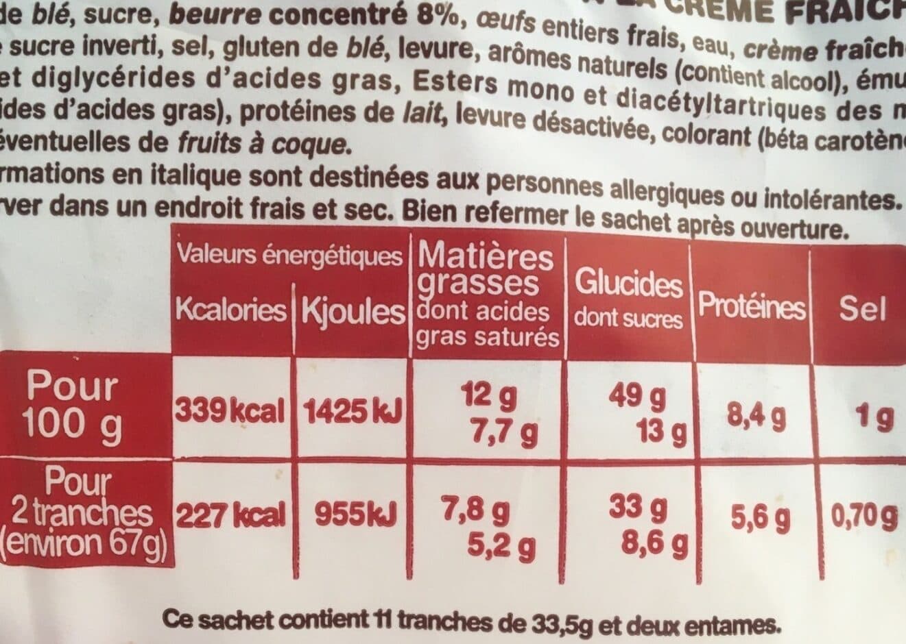 La Fournée Dorée GACHE DES GOURMANDS TRANCHEE 450G packshot
