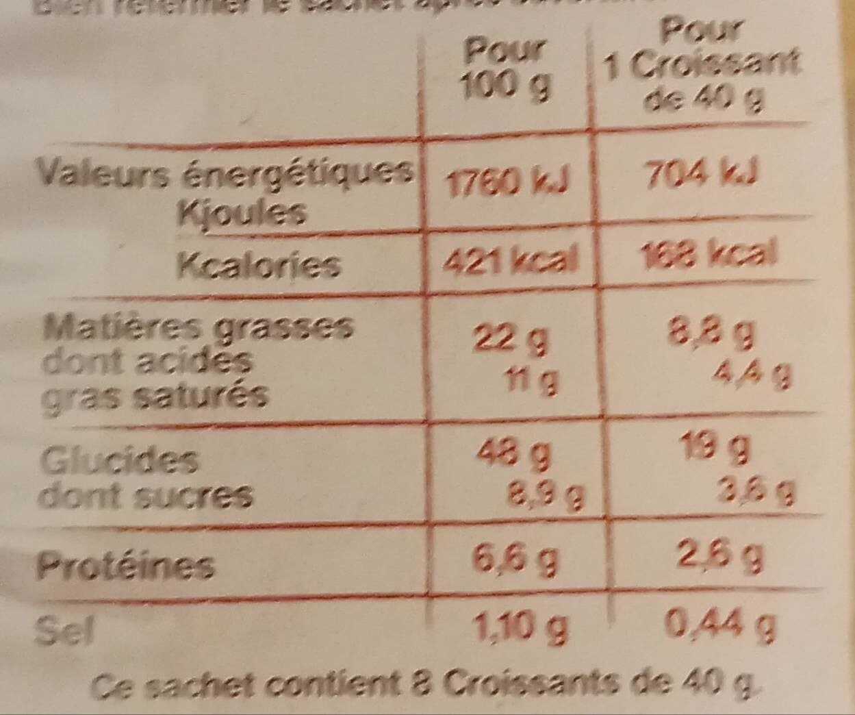La Fournée Dorée Croissants packshot