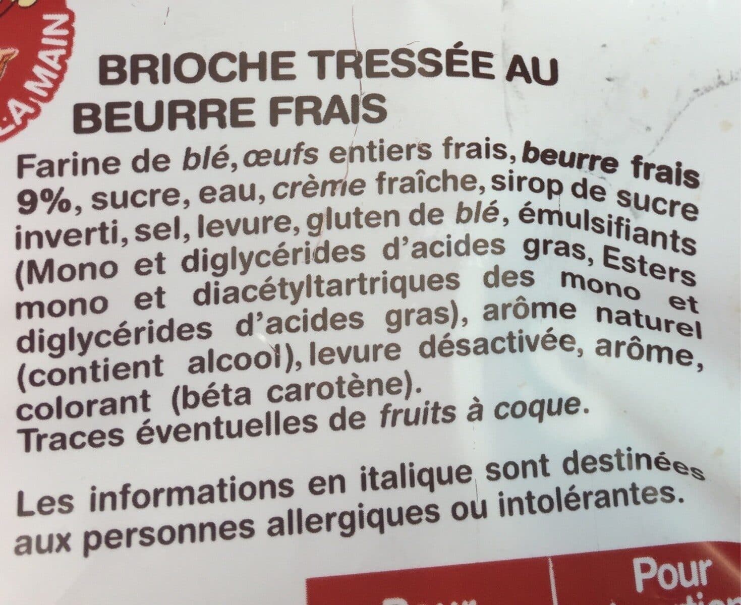 La Fournée Dorée la brioche tressée packshot