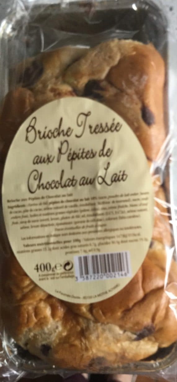La Fournée Dorée Brioche Tressée aux Pépites de Chocolat au Lait packshot