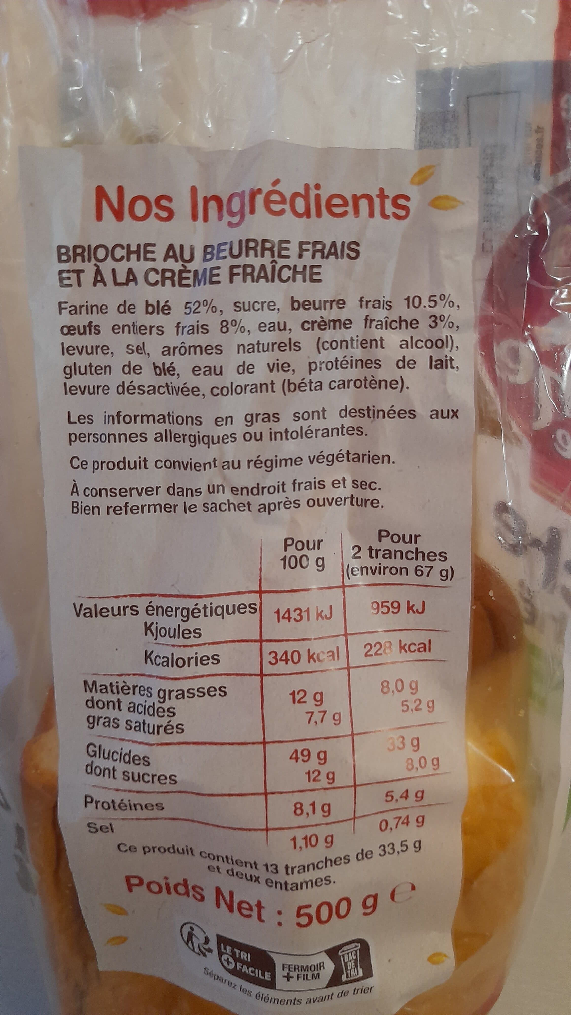 La Fournée Dorée La gâche tranchée packshot