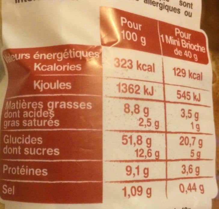 La Fournée Dorée Mini Brioche packshot