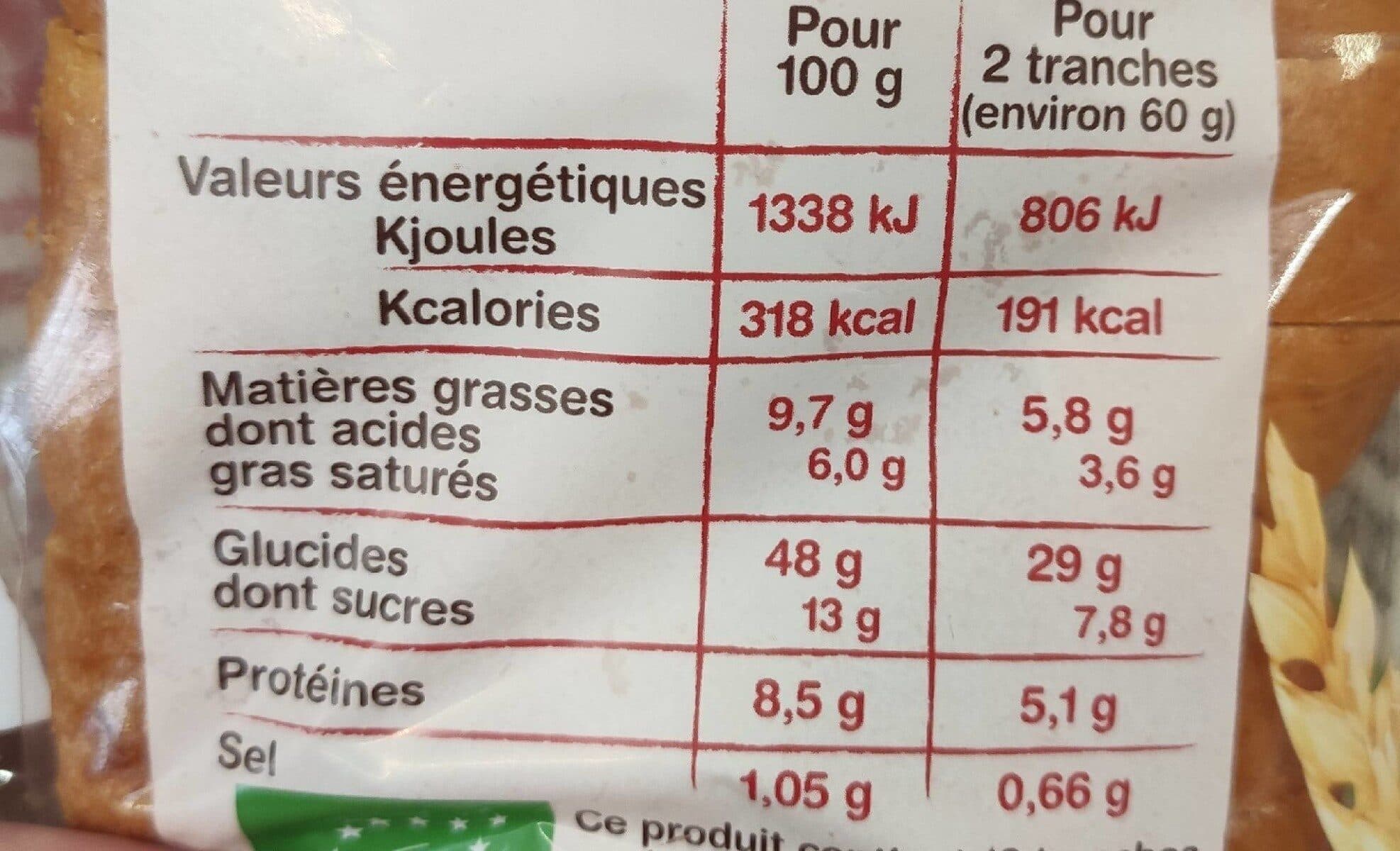 La Fournée Dorée Brioche mousseline tranchée packshot
